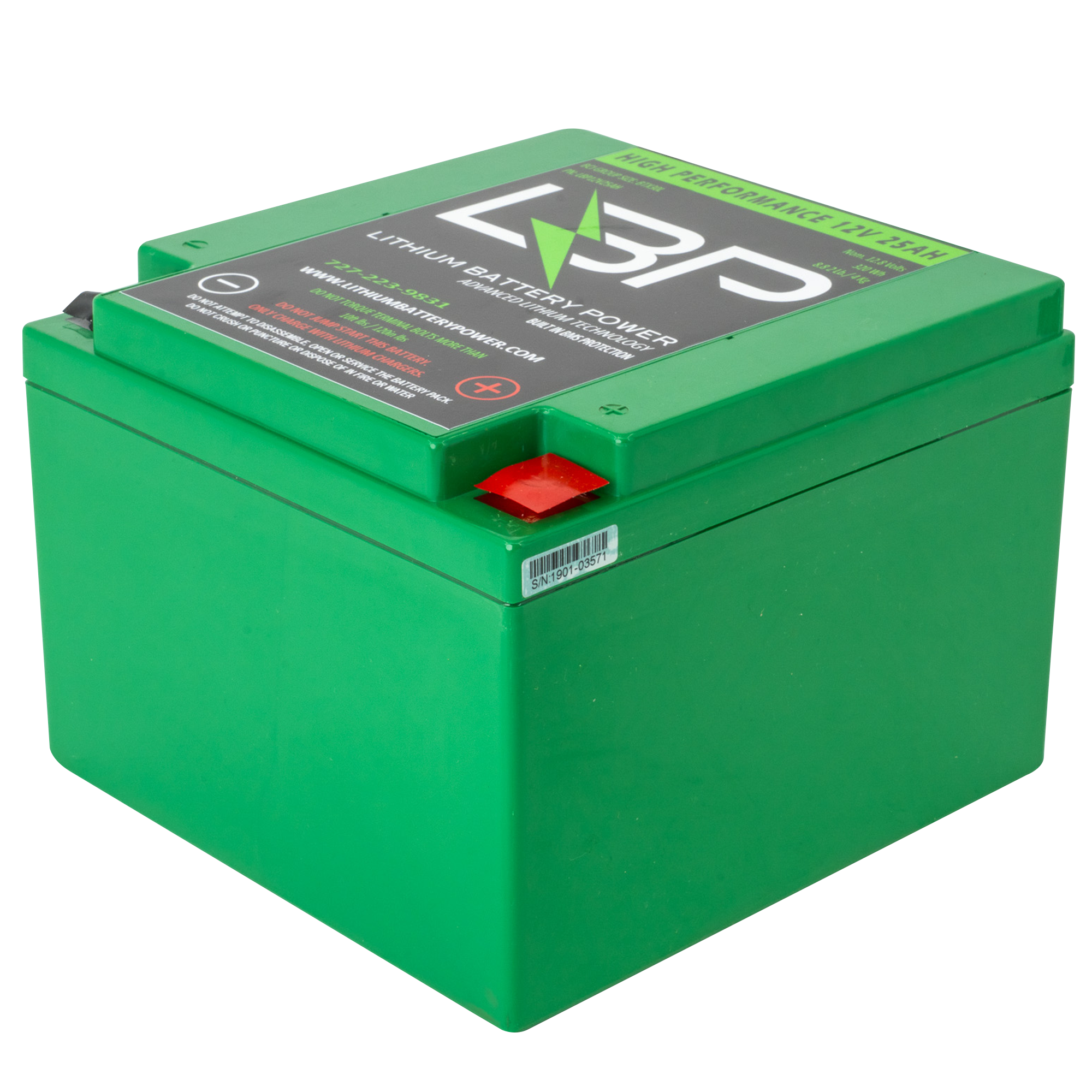 LBP 12V 25Ah High Performance Lithium Battery