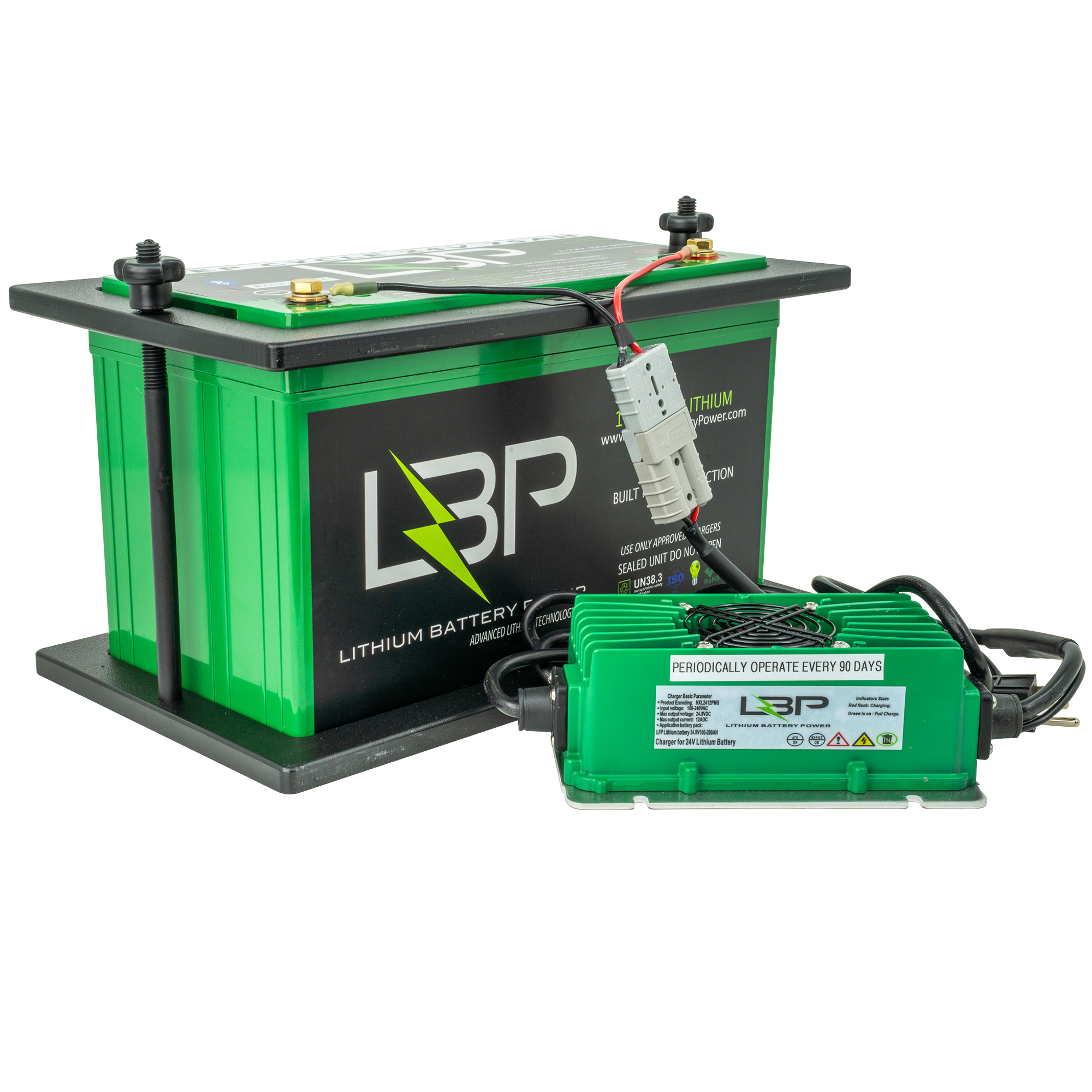 LBP 24V 75Ah Bluetooth Trolling Motor Lithium Battery Kit