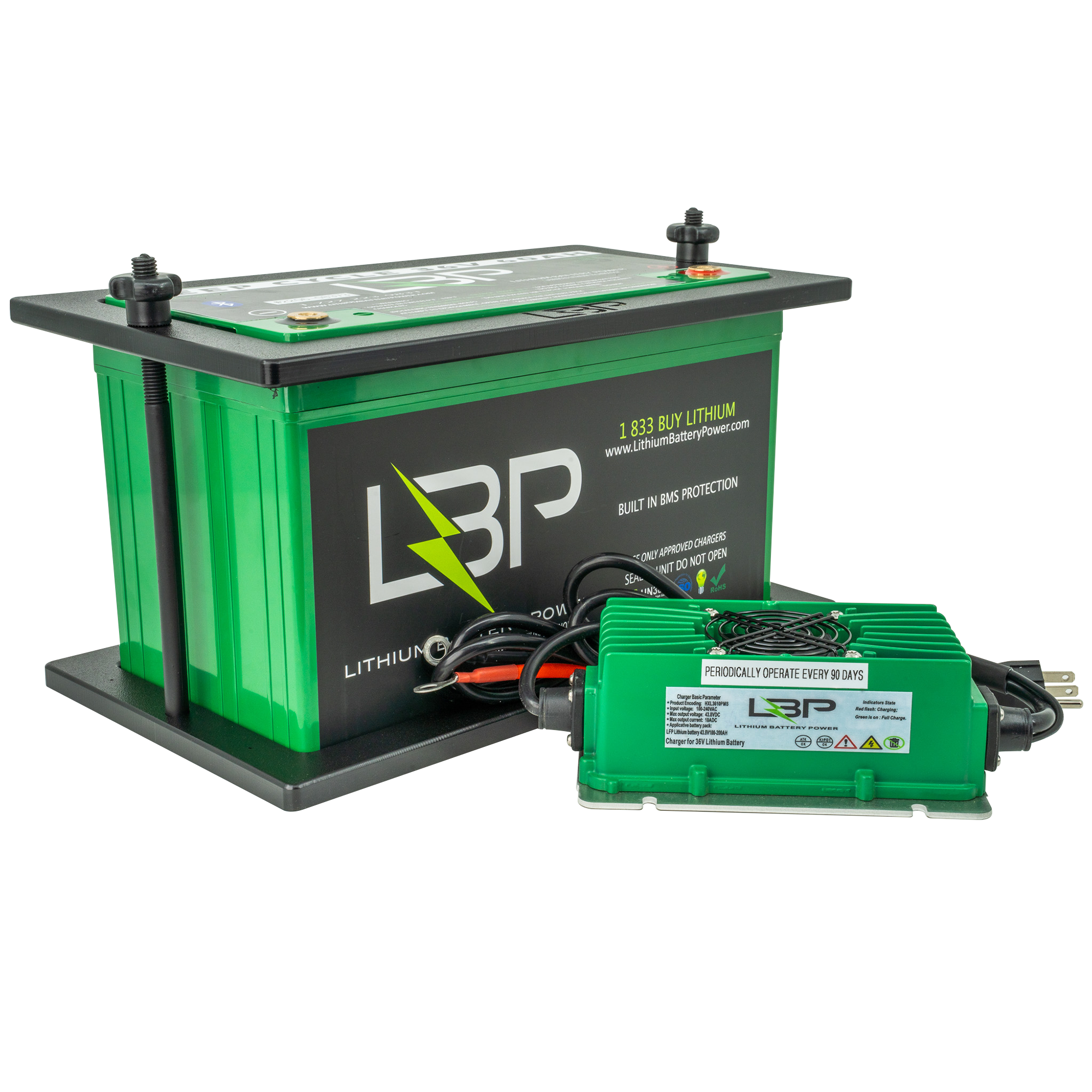 LBP 36V 60Ah Trolling Motor Lithium Battery Kit