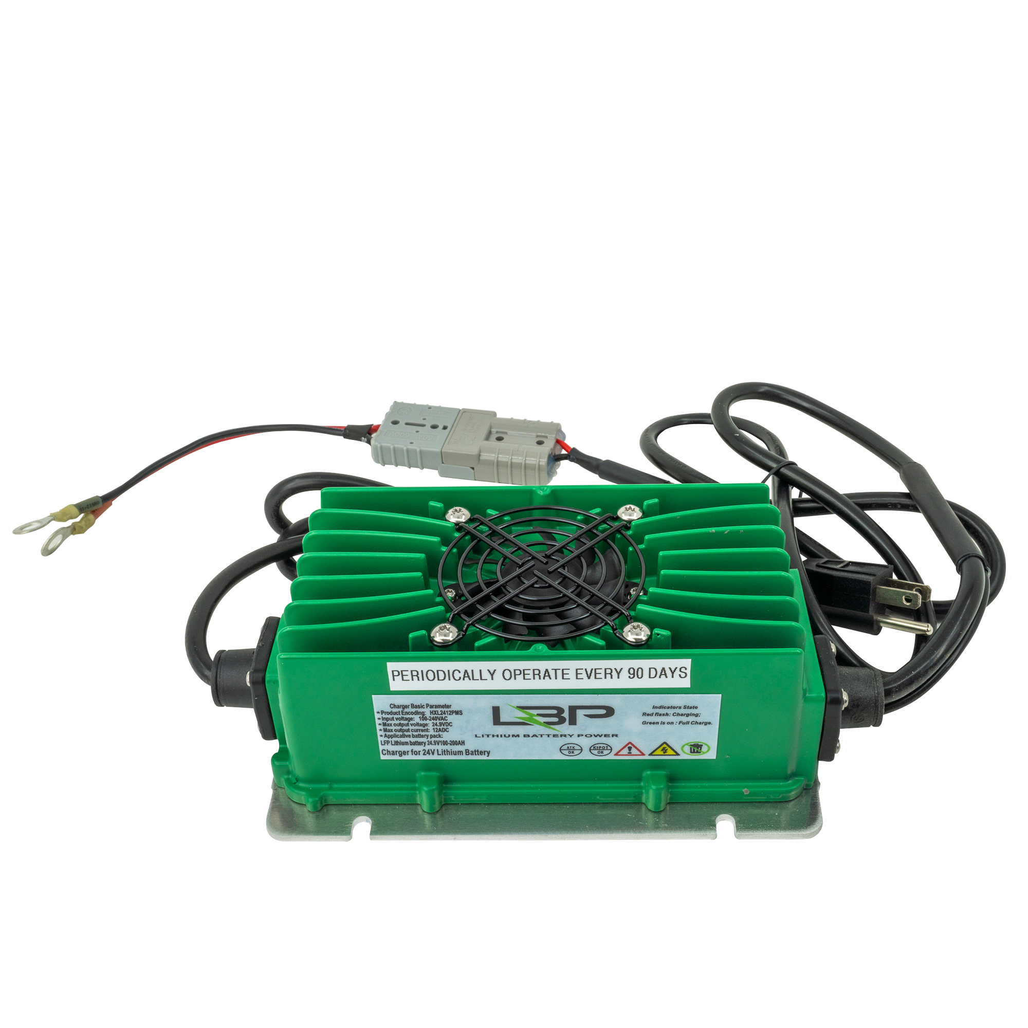 LBP 24V 12Ah IP65 Lithium Battery Charger