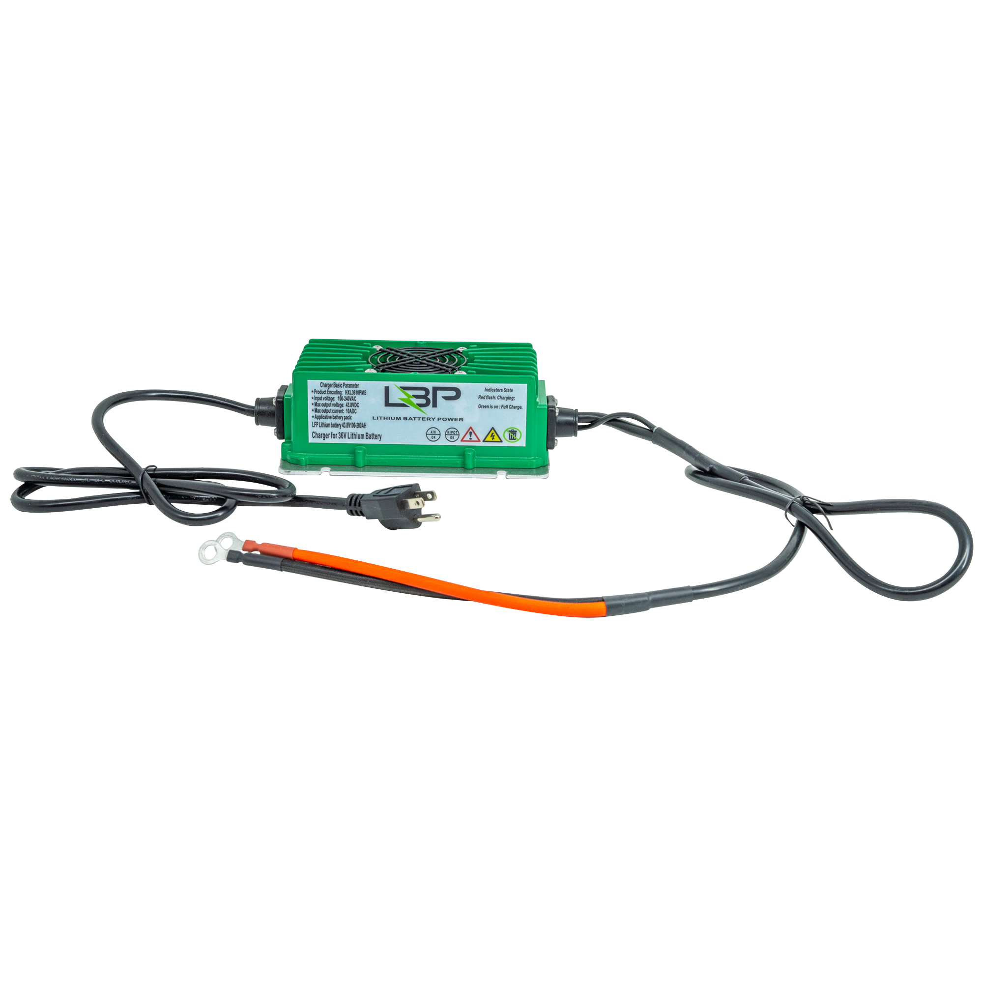 LBP 36V 10Ah IP65 Lithium Battery Charger