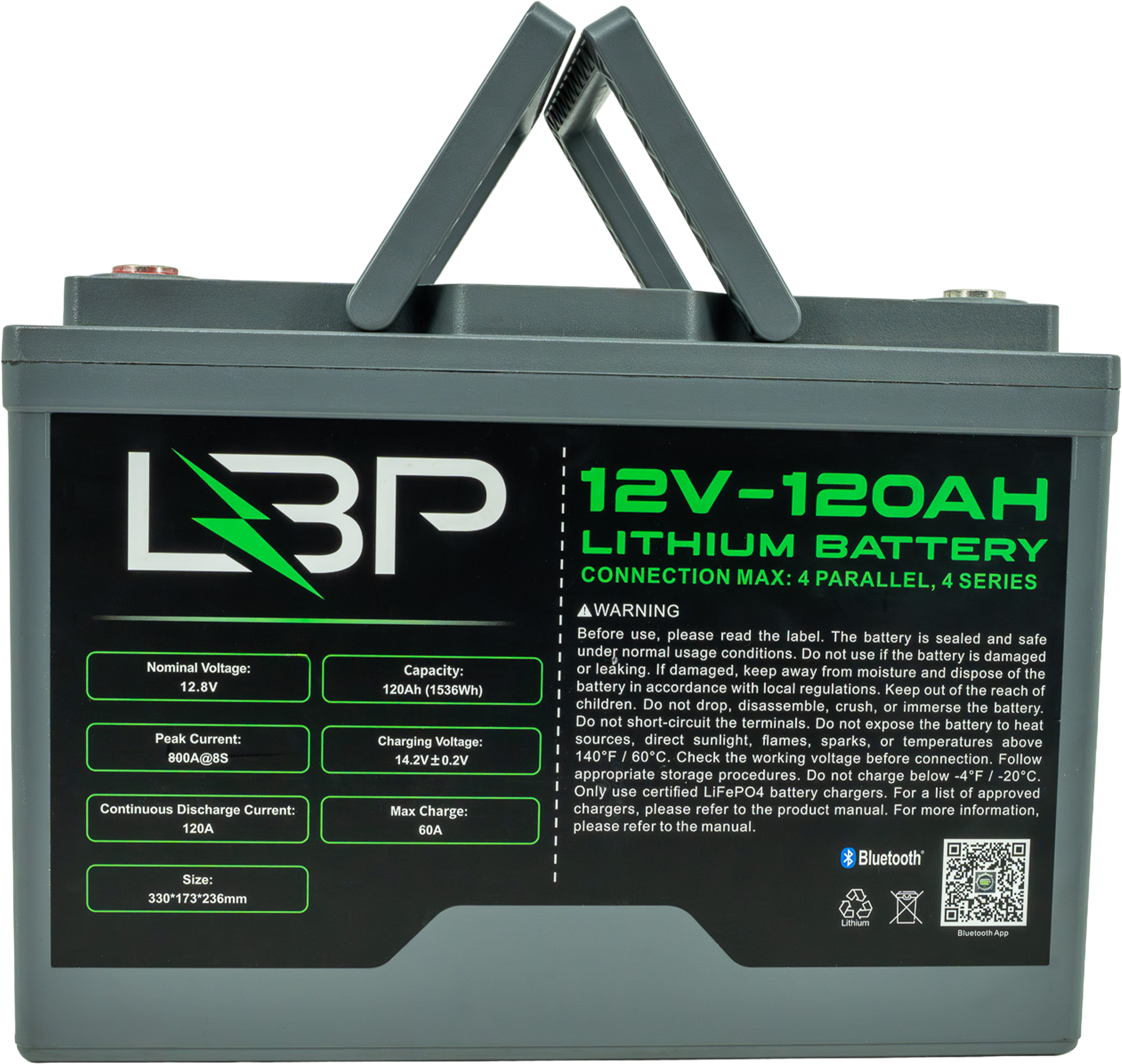 LBP 12v120 Ah Dual Purpose Lithium Battery V1G