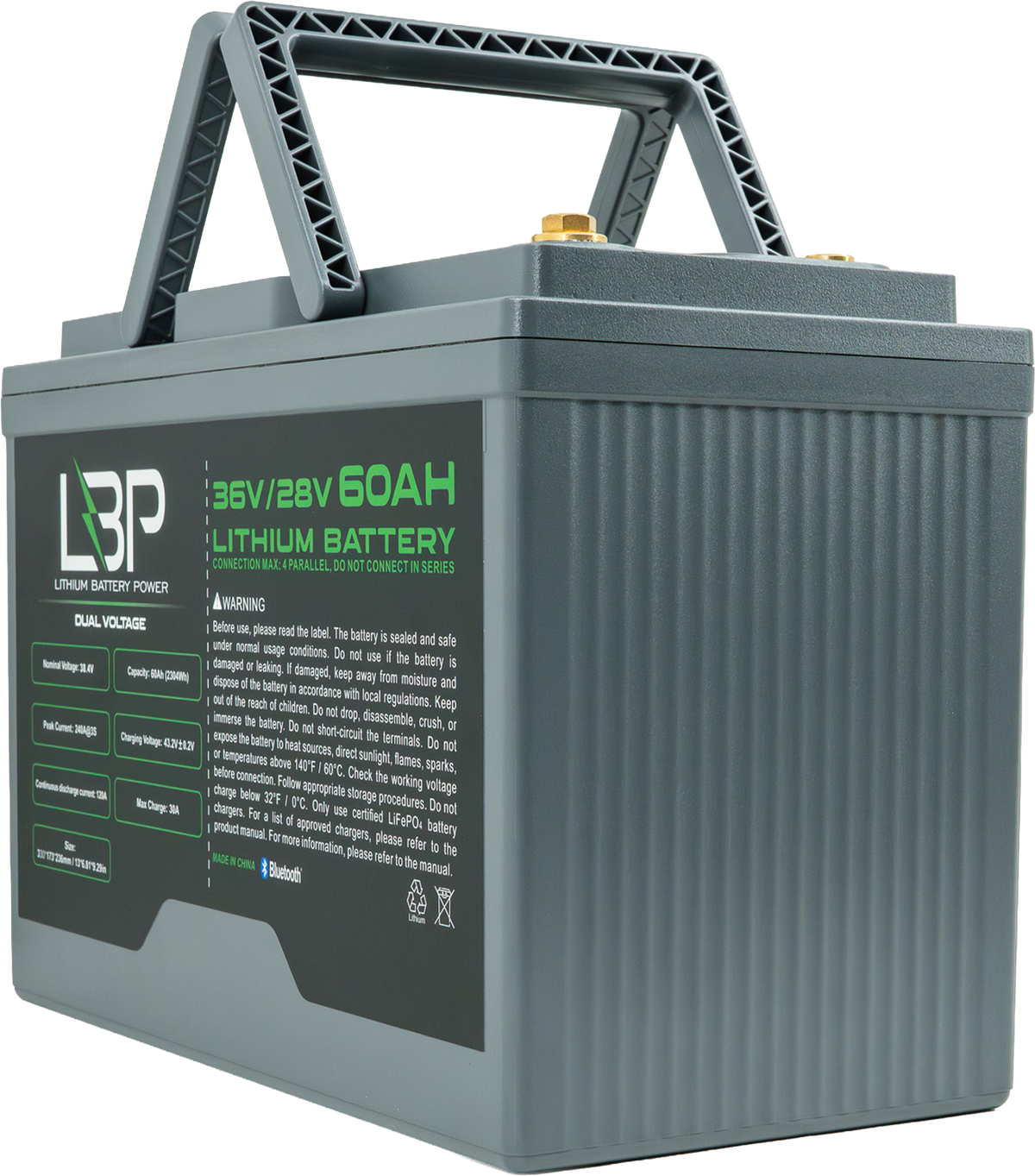LBP 36V/28V 60Ah Dual Terminal Lithium Battery V1G