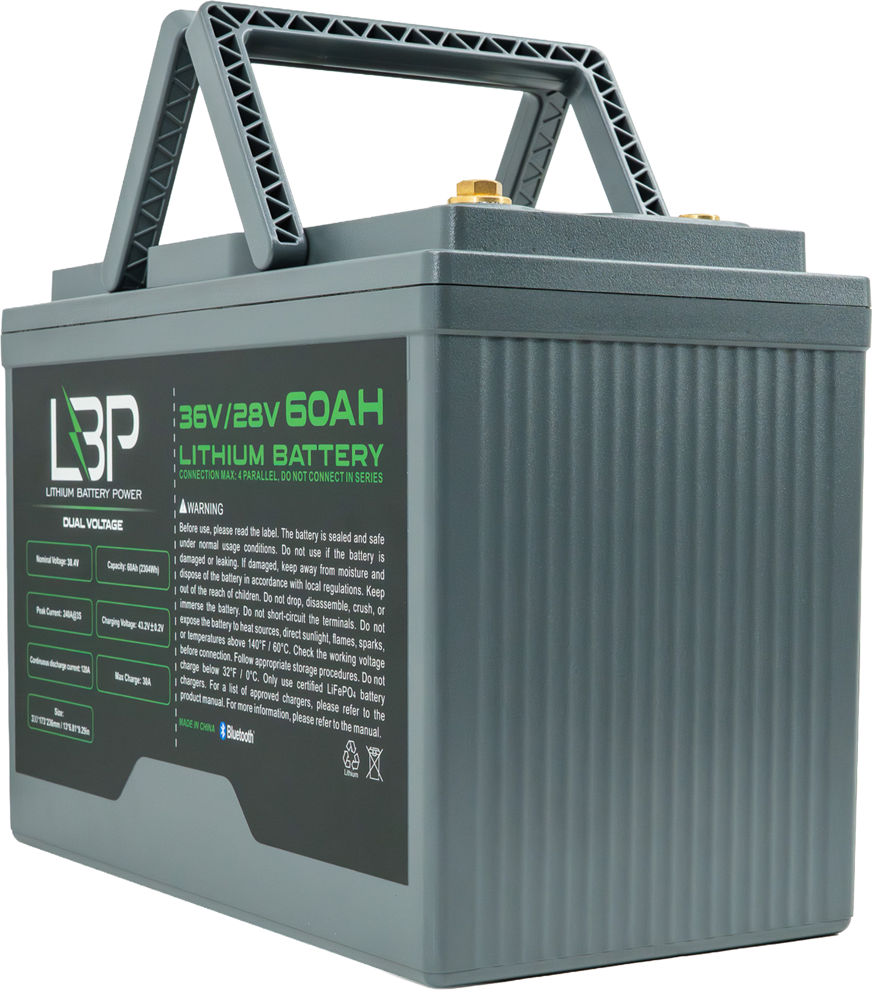 LBP 36V/28V 60Ah Dual terminal Trolling Motor Kit V1G