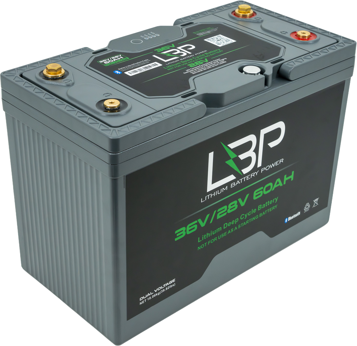LBP 36V/28V 60Ah Dual Terminal Lithium Battery V1G