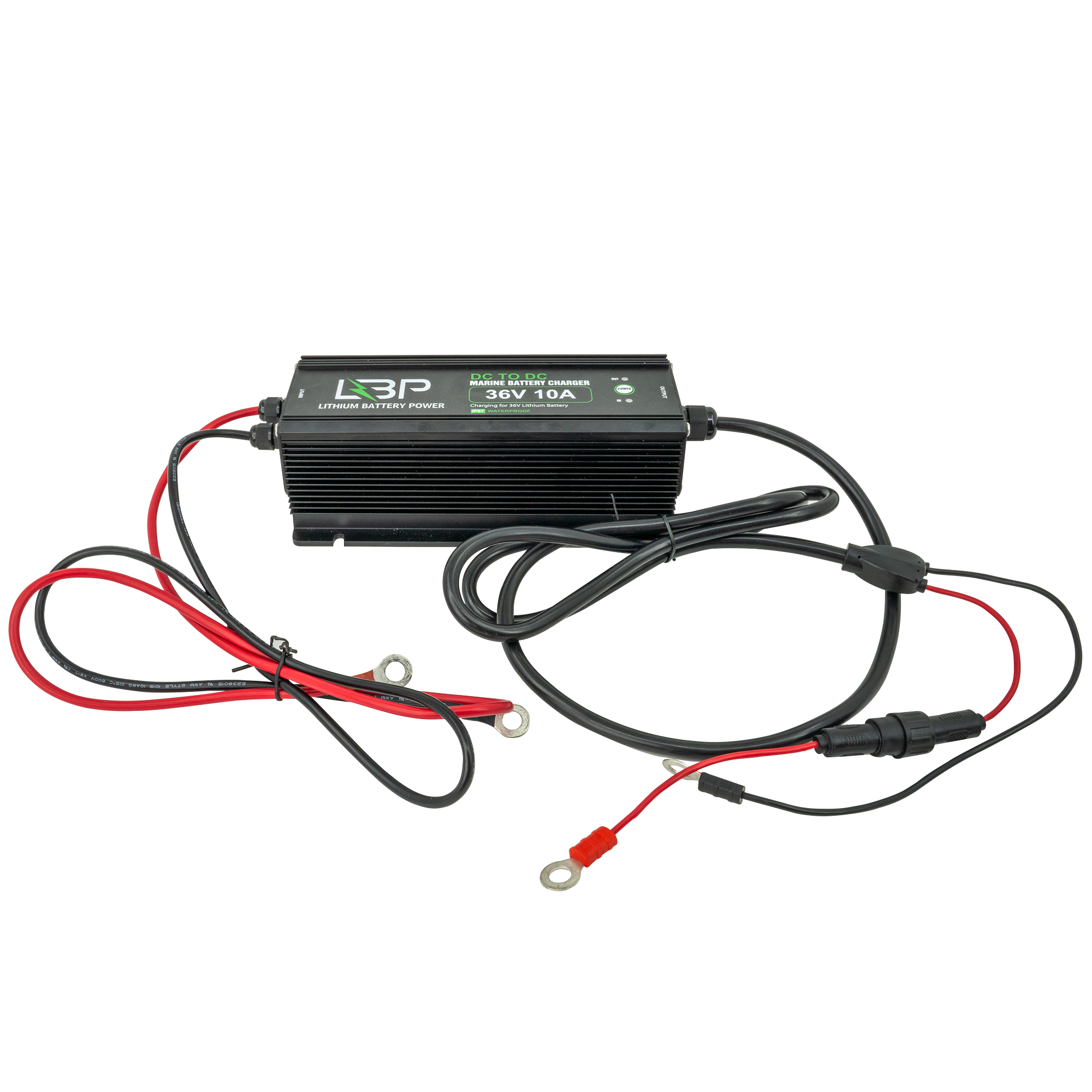 36V "On The Go" Charger | Alternator Charge Box “On The Go” Charger | 12V–36V 10A DC Smart Lithium Battery Charger
