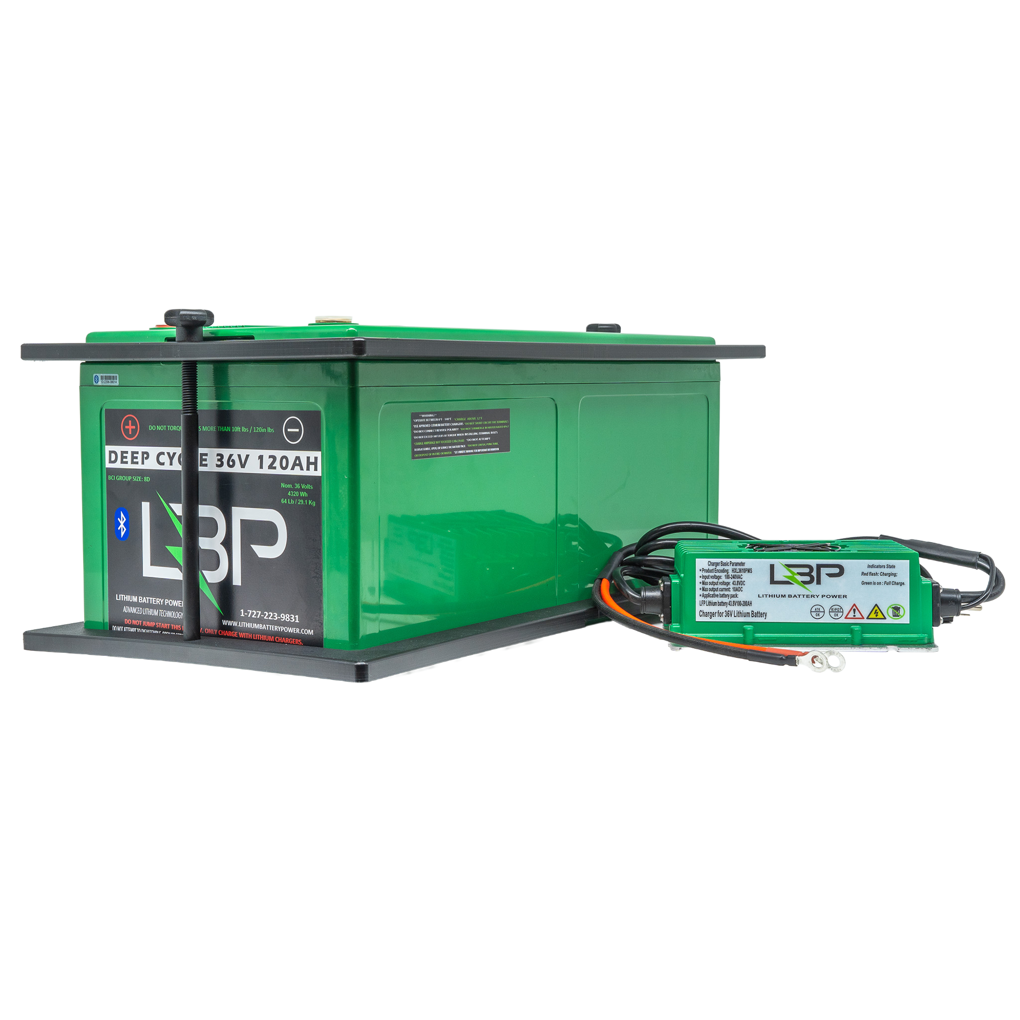 LBP 36V 120Ah Trolling Motor Lithium Battery Kit