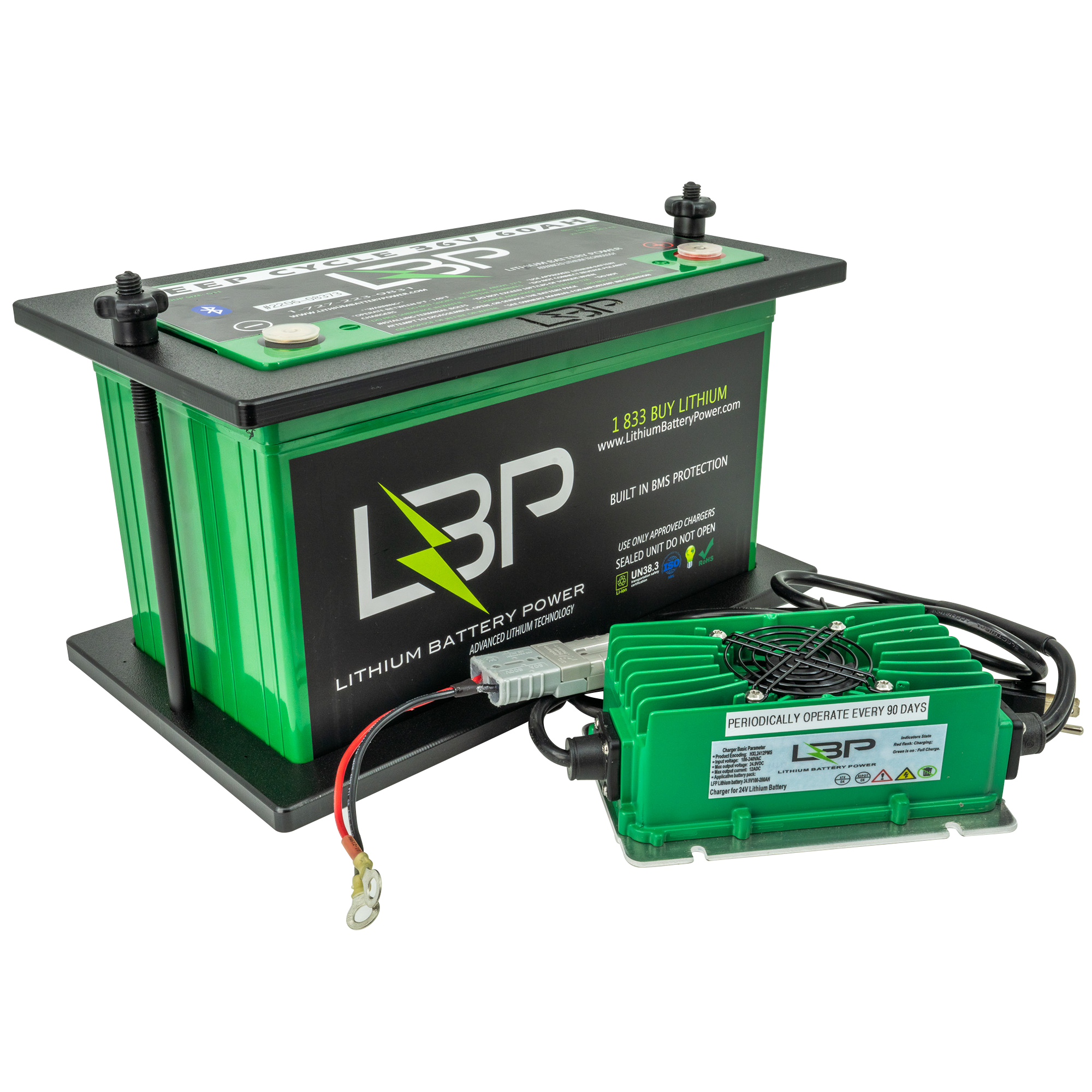 LBP 36V 60Ah Trolling Motor Lithium Battery Kit