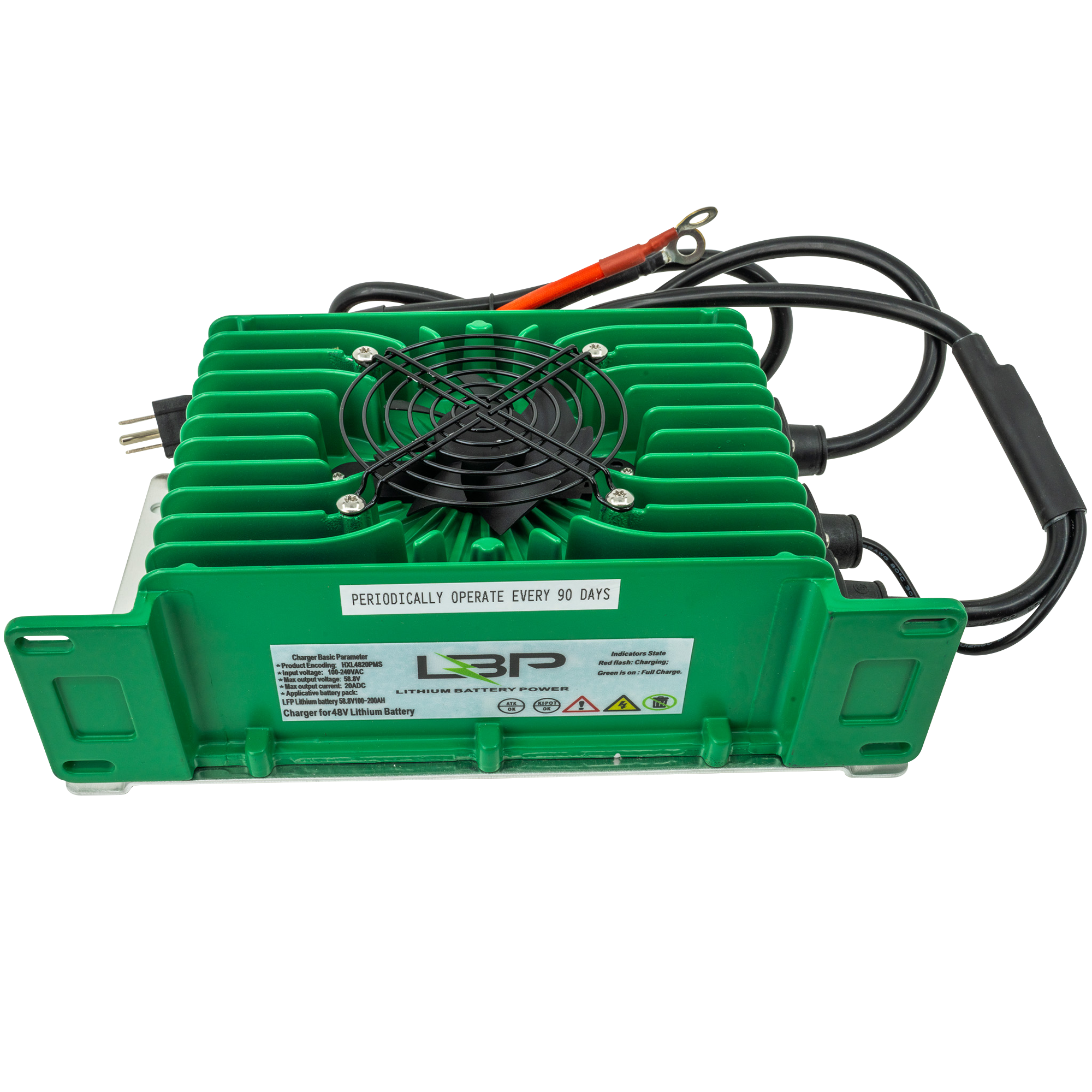 LBP 48V 18Ah IP65 Lithium Battery Charger