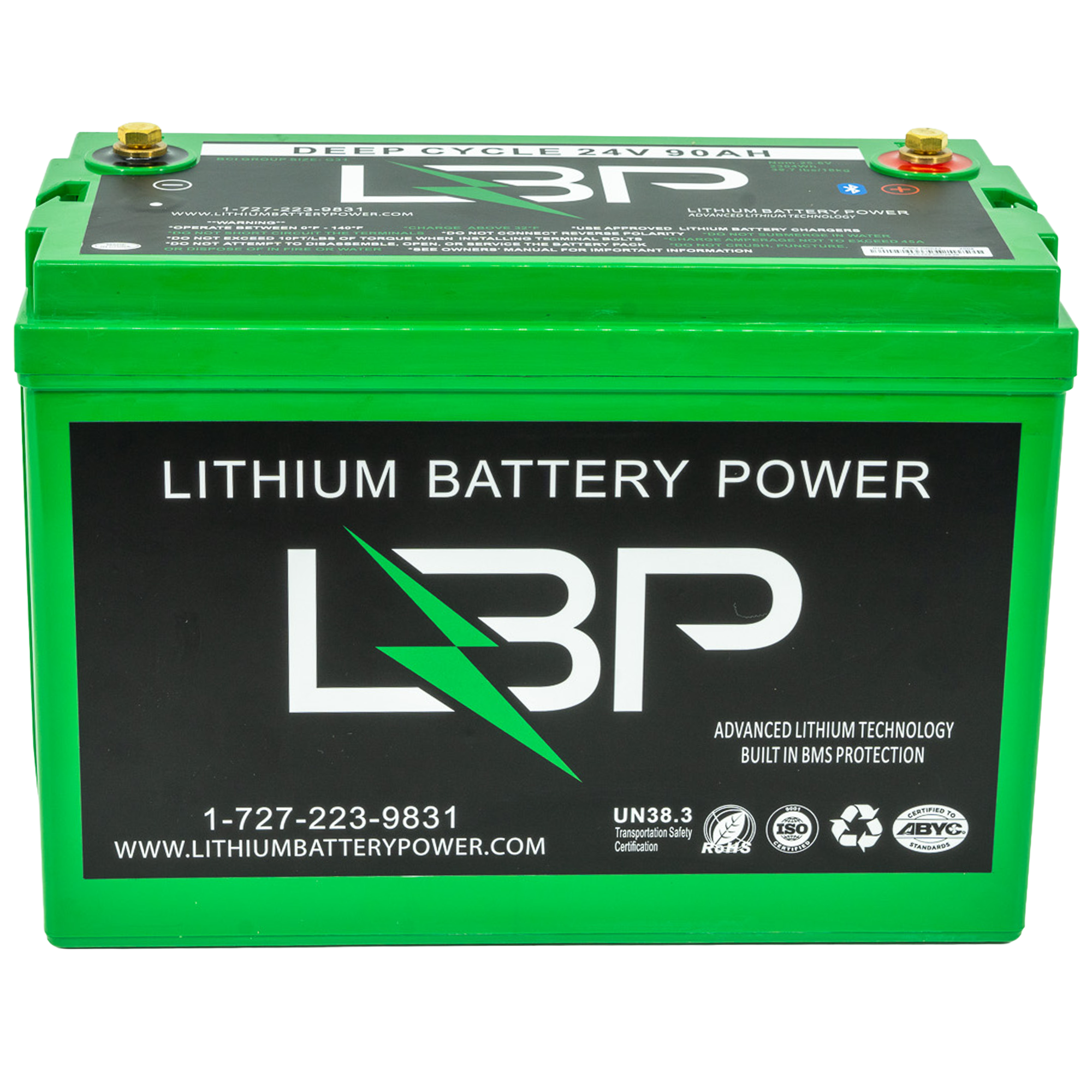 24V90Ah- Deep Cycle Lithium Battery