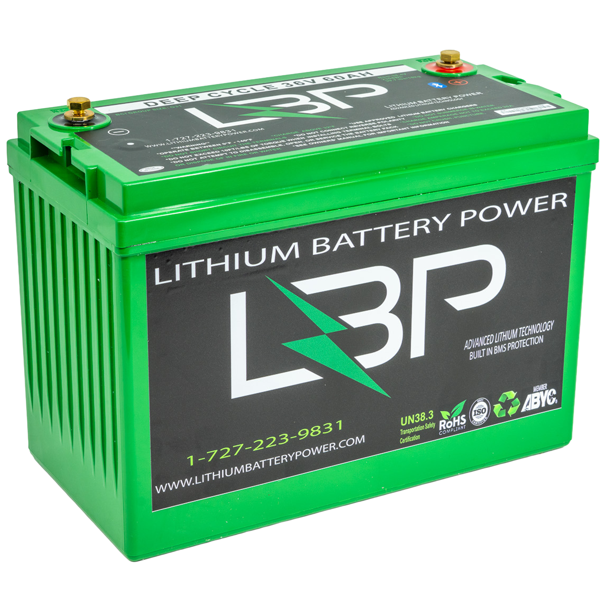 36V60Ah- Deep Cycle Lithium Battery- New