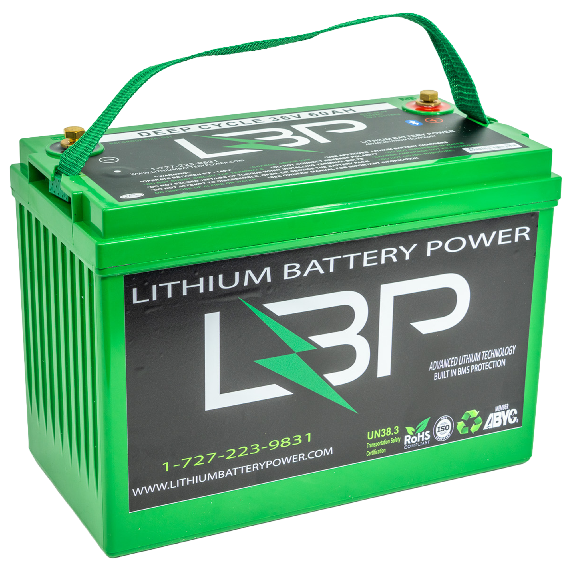 36V60Ah- Deep Cycle Lithium Battery- New