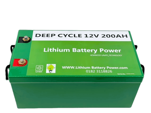 LBP 12V 200Ah ECO Lithium Battery – High-capacity, energy-efficient deep cycle lithium battery with green casing and advanced BMS for long-lasting performance