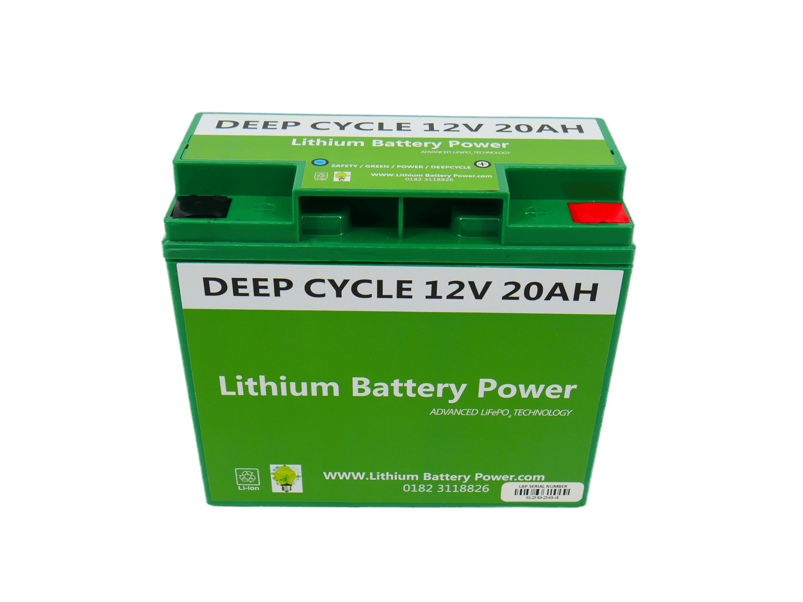 LBP 12V 20Ah ECO Lithium Battery – Compact, eco-friendly deep cycle lithium battery with advanced Battery Management System (BMS) for reliable performance
