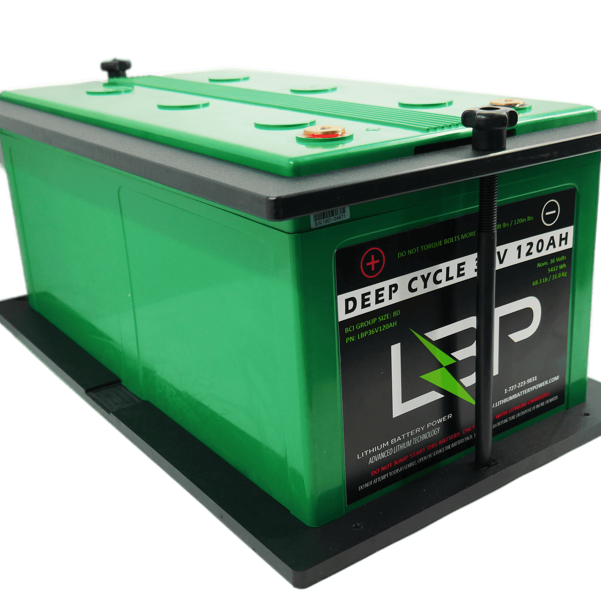 LBP Custom Battery Tray Group 8D - Lithium Battery Power LLC